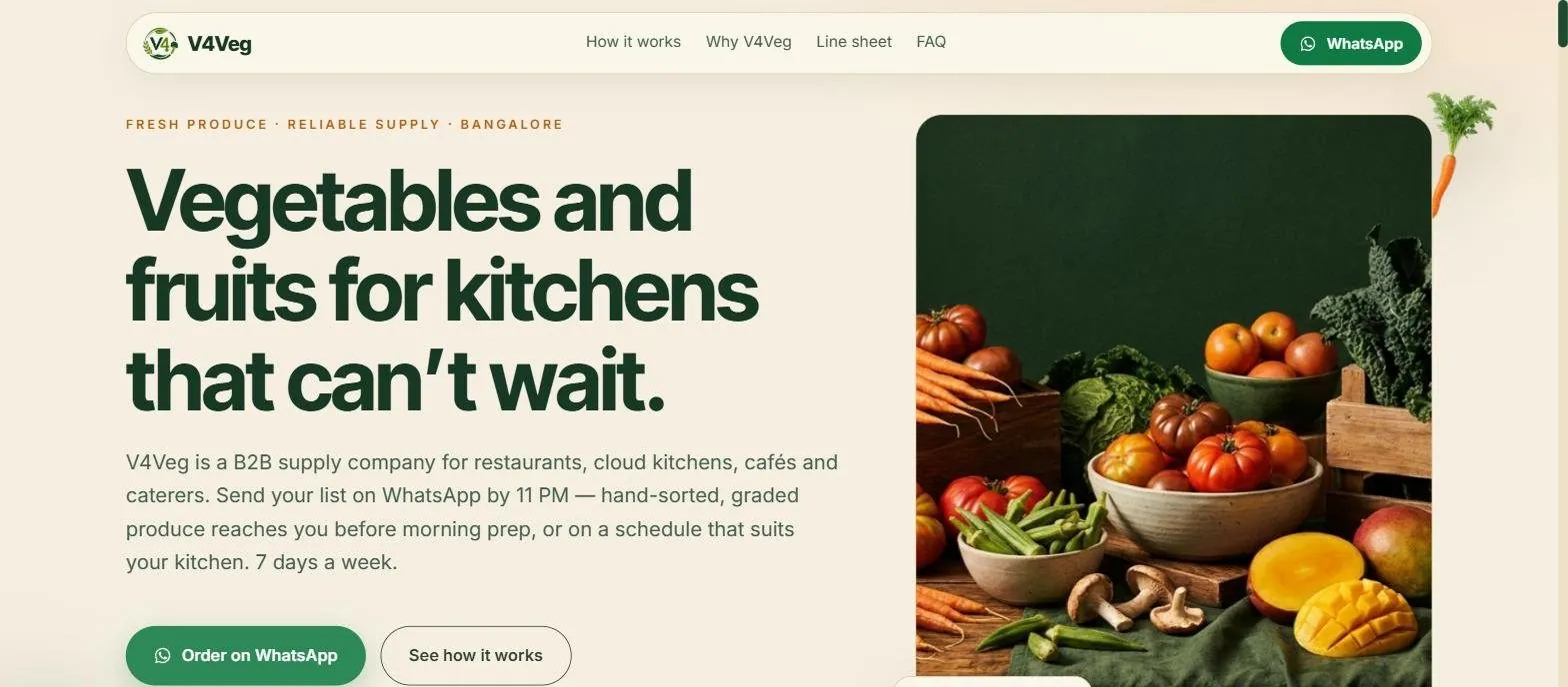 V4Veg project